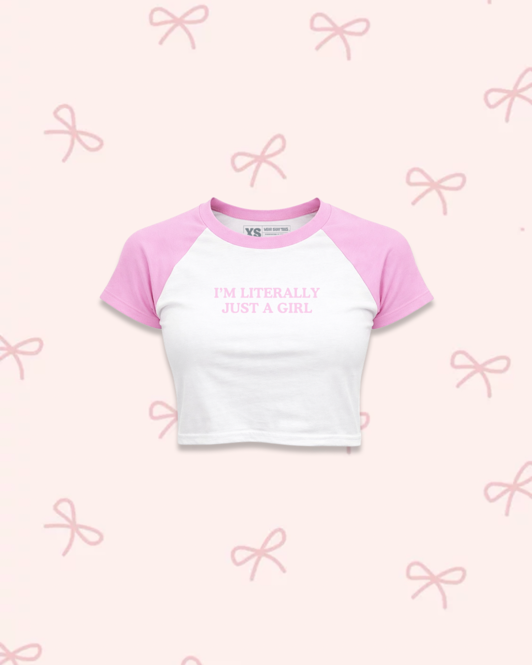 Literally Just A Girl Raglan