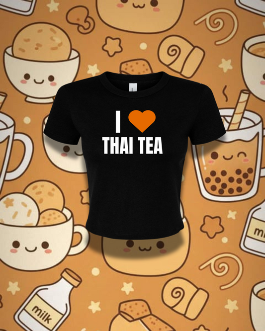 I Heart Thai Tea Crop Top