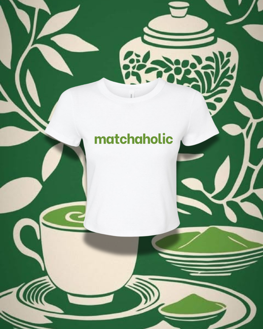 Matchaholic Crop Top