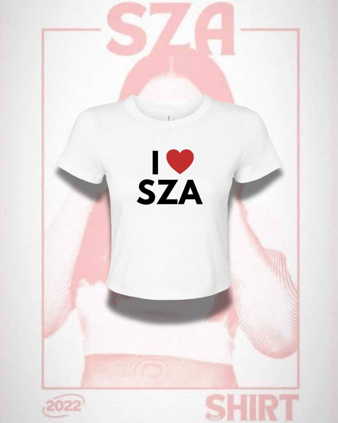 I Love SZA Crop Top