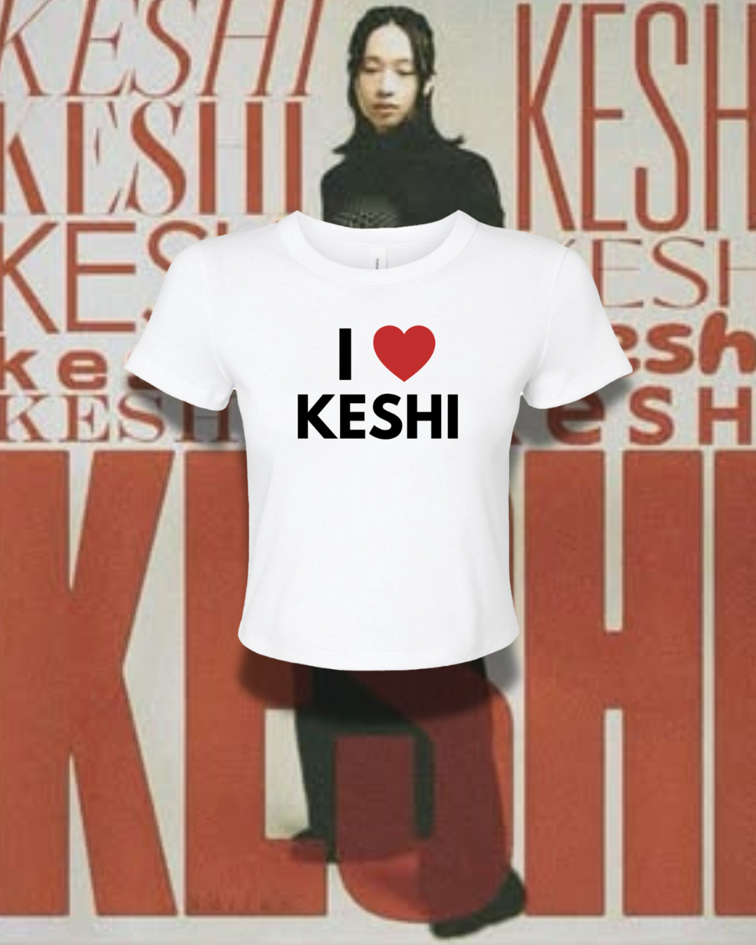 I Love Keshi Crop Top