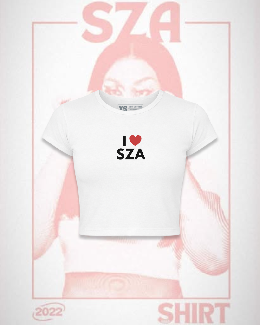 I Love SZA Crop Top