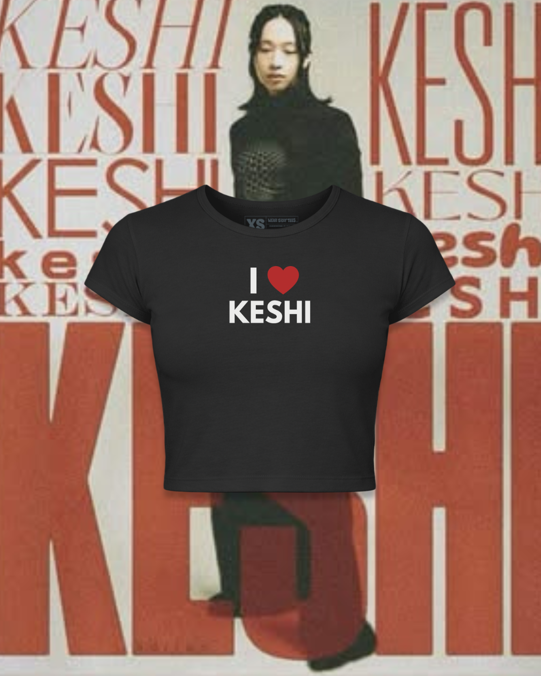 I Love Keshi Crop Top