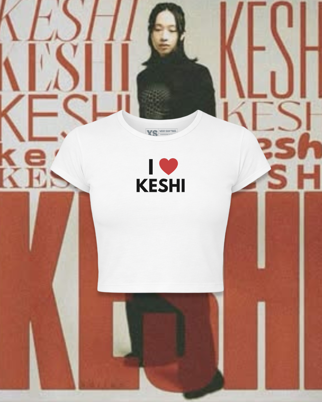 I Love Keshi Crop Top