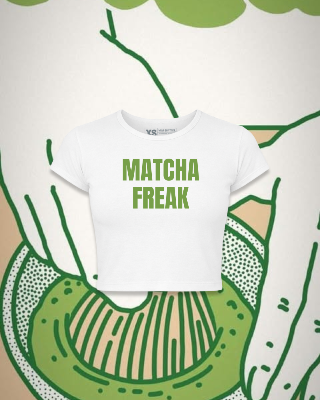 Matcha Freak Crop Top