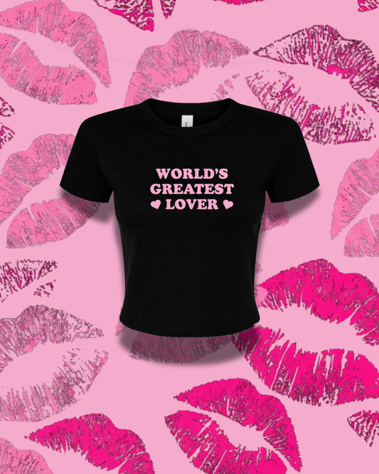 World's Greatest Lover Crop Top