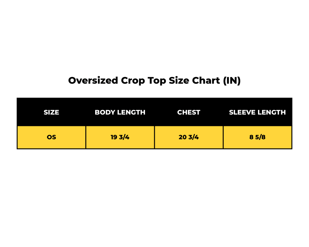 I Heart Ube Oversized Crop Top